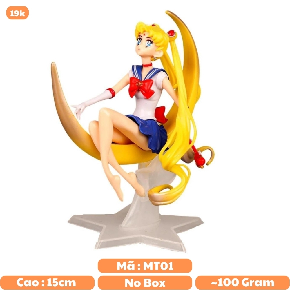 Mô Hình Thuỷ thủ mặt trăng siêu đẹp - Cao 15cm - nặng 100gram - Figure Thuỷ Thủ Mặt Trăng - No Box -K20-T3-S5