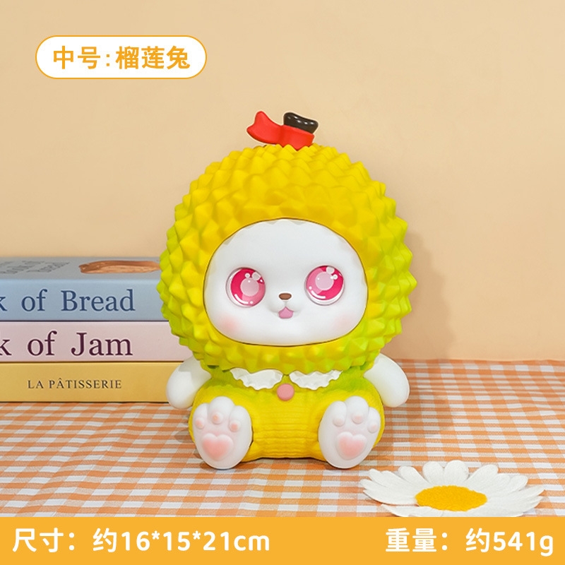 Mô Hình Các Con Vật Cosplay Trái Cây Sầu Riêng size nhỡ KT 15.8*15.5*21 cm  - SKU : MH-BY0007-2 - ( VAT : MH004 )
