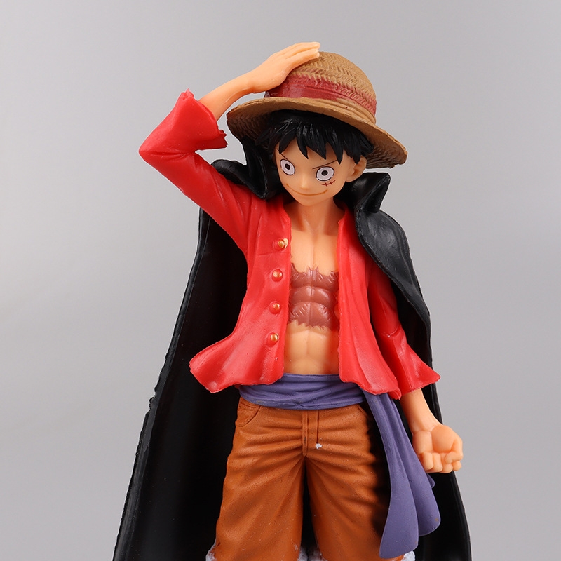 Mô Hình Đồ Chơi - Luffy áo choàng siêu đẹp - Cao 16cm - OnePiece - No Box N1-K56-T3-S2