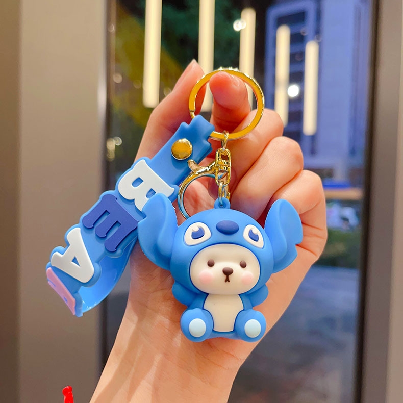 Móc Khóa gấu trắng cosplay - Dây móc dài : 10cm - Mô Hình Cao : 6cm - Nặng : 50gram - No Box : bọc túi OPP K76-T5-S1
