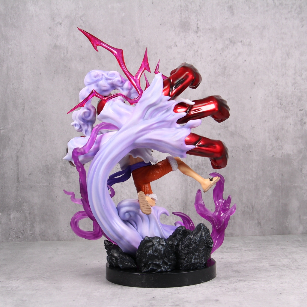 Mô Hình Luffy Gear 5 Nkia trạng thái chiến đấu - Cao 33cm - nặng 1.3Kg - One Piece - Box bìa - N1-K38-T4-S8