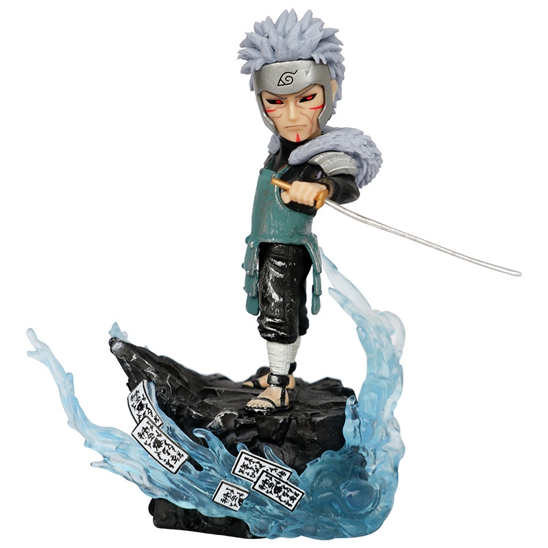 Mô hình Naruto đệ nhị senju Tobirama chibi - Cao 11cm - rộng 9cm - nặng 120gram - Figure Naruto - có hộp màu - (VAT 002-03-60) - K3-T3-S12