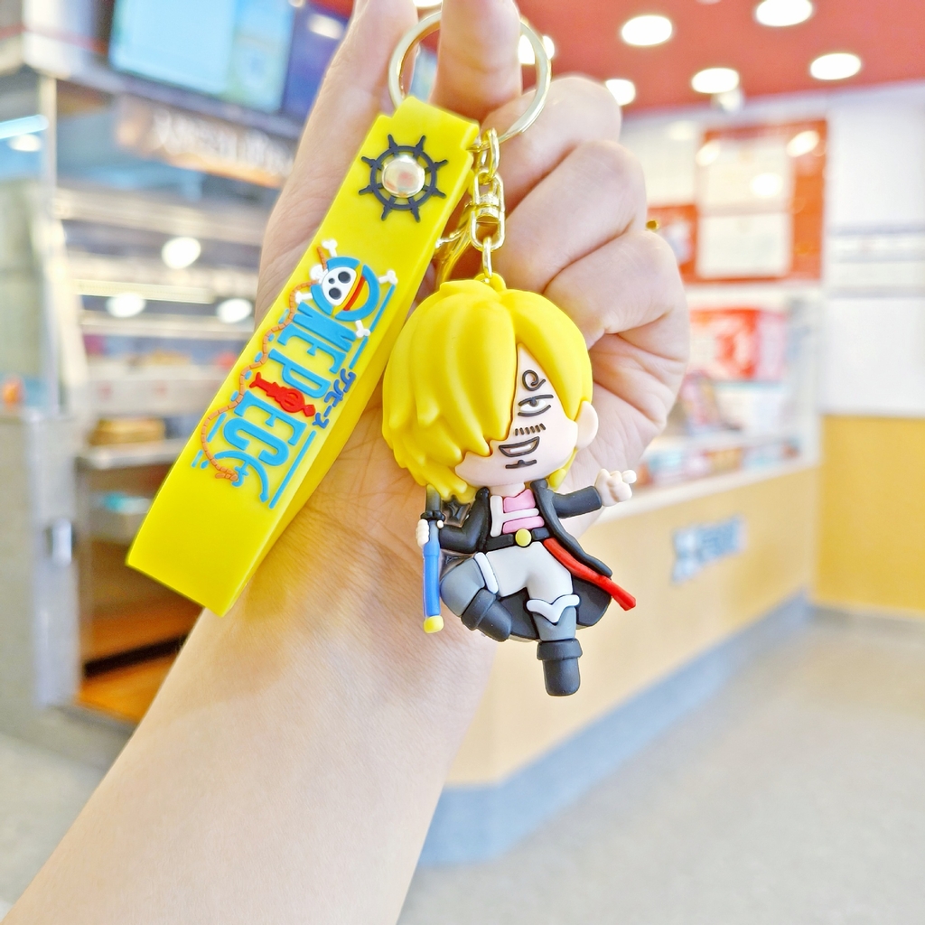 Móc Khóa Sanji siêu đẹp . Dây móc dài : 10cm - Mô Hình Cao : 6cm - Nặng 50gram K75-T1-S6