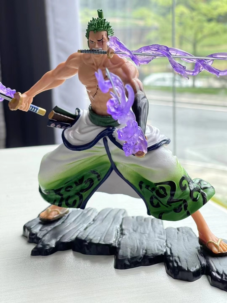 Mô Hình Đồ Chơi - Zoro siêu ngầu 17cm Full box  - One Piece - No Box - N4-K5