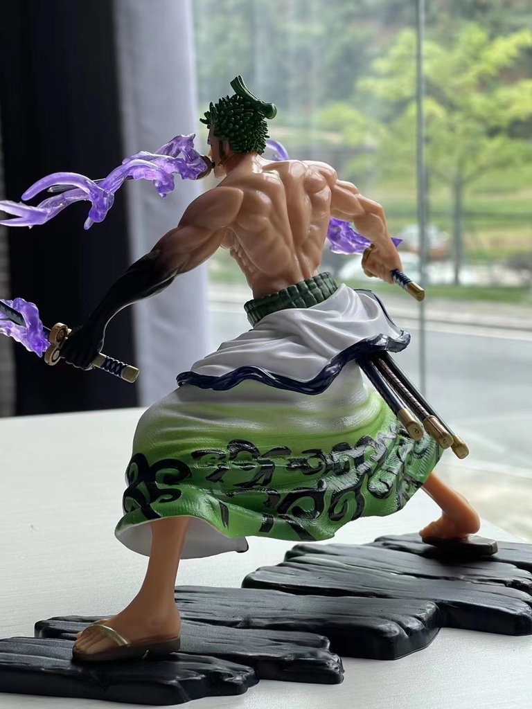 Mô Hình Đồ Chơi - Zoro siêu ngầu 17cm Full box  - One Piece - No Box - N4-K5