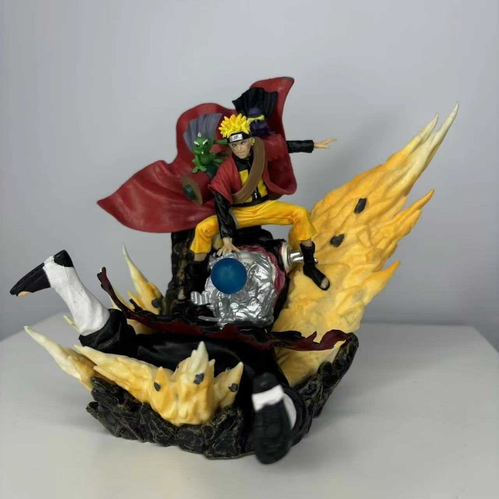 Mô Hình Naruto trạng thái chiến đấu siêu ngầu cao - 15cm - Nặng - 500gram - Figure Naruto - hộp màu n5