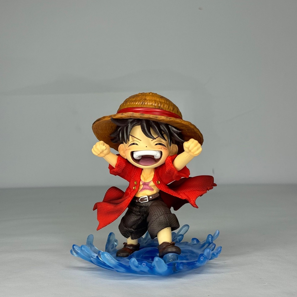 Mô hình OnePiece Luffy Kid dáng đứng cười - Cao 15cm - nặng 400gram - Figure One Piece - Có hộp màu - N1-K55-T2-S1