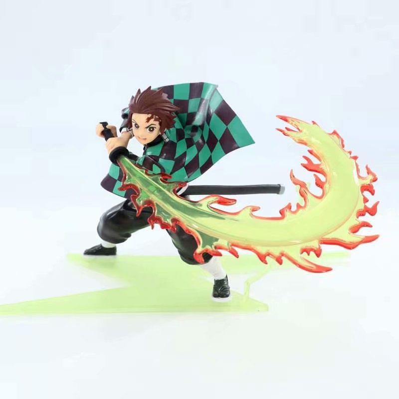 Mô hình đồ chơi - Kamado Tanjirou chiến đấu - Hiệu ứng kiếm đẹp -  Kimetsu No Yaiba - Có Hộp Đẹp - N4-K9-BL3-N1-K6-T3-S1