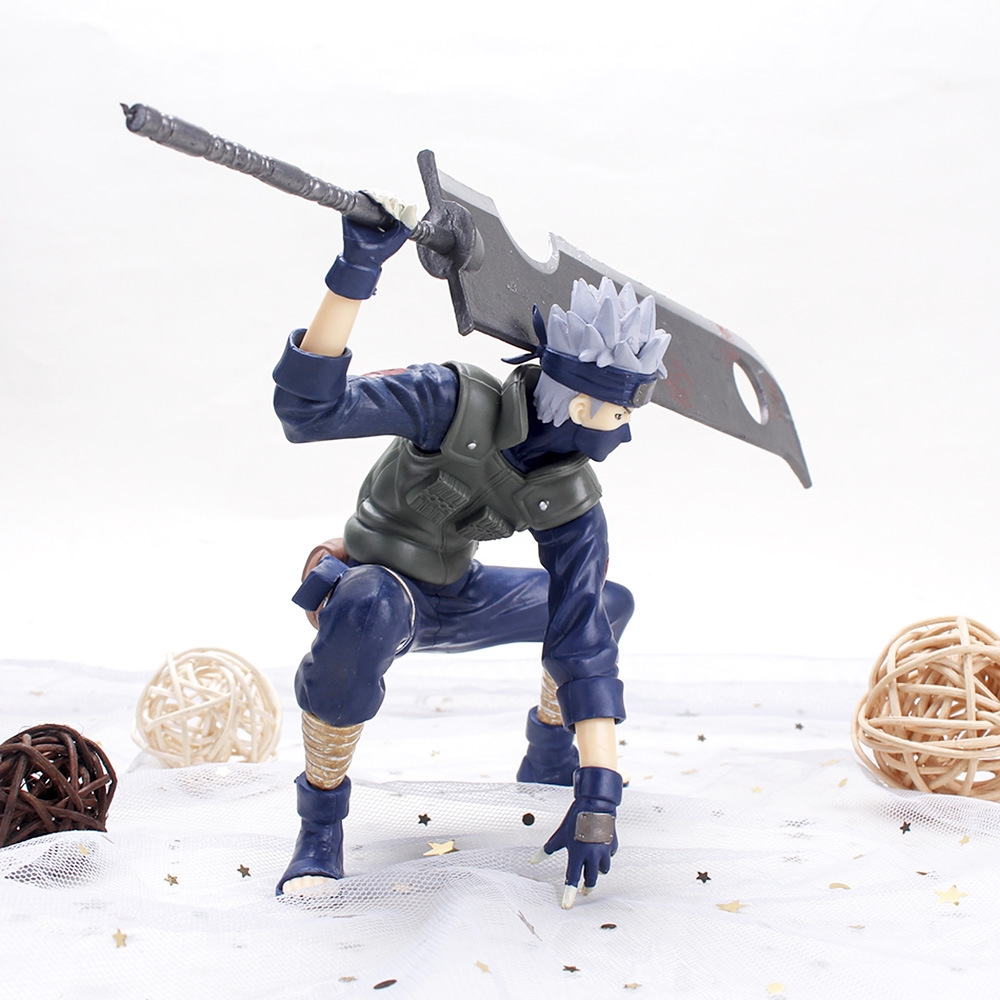 Mô Hình Đồ Chơi - Kakashi cầm đao siêu ngầu - Naruto - No Box - N1-K38-T1-S1