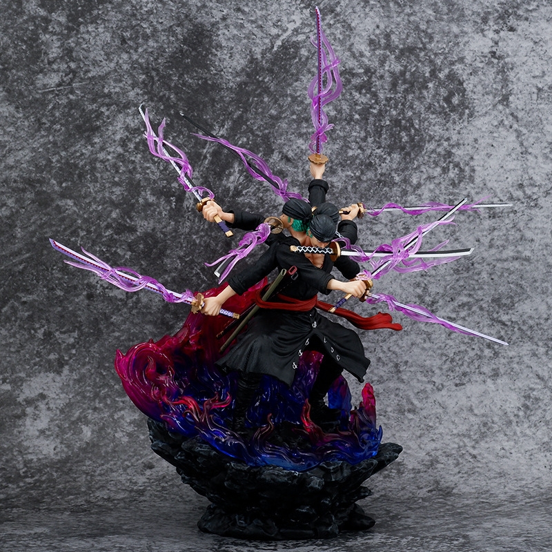 Mô Hình OnePiece Zoro Asura 3 đầu 6 tay siêu ngầu - Cao 39cm - Figure OnePiece - Hộp màu - N1-K37-T3-S1