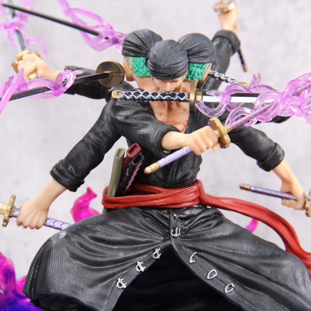 Mô Hình OnePiece Zoro Asura 3 đầu 6 tay siêu ngầu - Cao 39cm - Figure OnePiece - Hộp màu - N1-K37-T3-S1