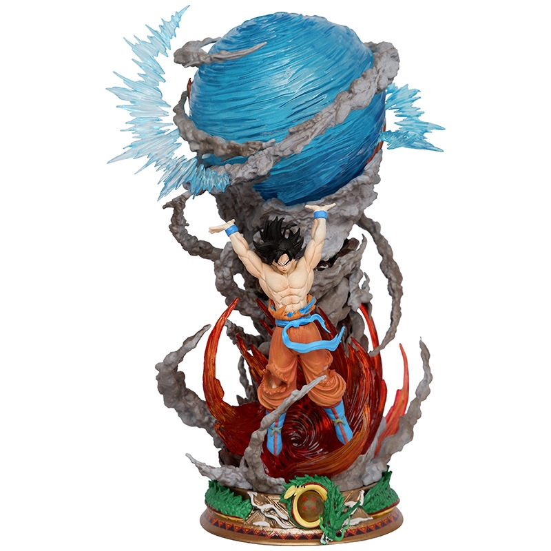 Mô hình DragonBall SonGoku nâng cầu có led ở cầu và base siêu ngầu  Cao 23cm - nặng 600gram - Dragon Ball - Có Hộp màu - N1-K41-T5-S1