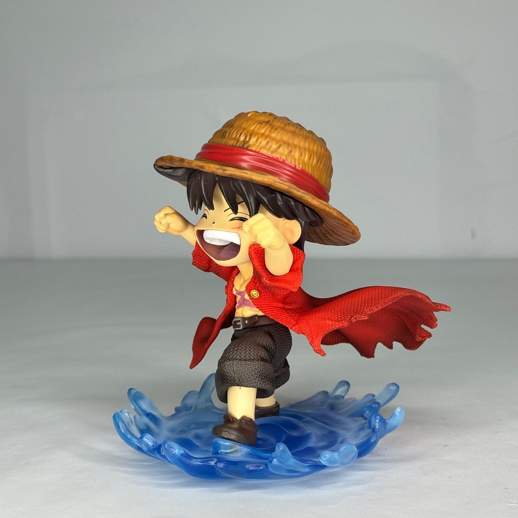 Mô hình OnePiece Luffy Kid dáng đứng cười - Cao 15cm - nặng 400gram - Figure One Piece - Có hộp màu - N1-K55-T2-S1