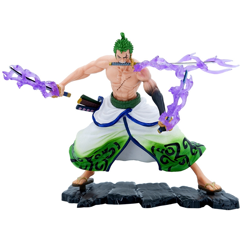 Mô Hình Đồ Chơi - Zoro siêu ngầu 17cm Full box  - One Piece - No Box - (VAT 002-01-60) - K25-T1-S8 ( B - 5 )