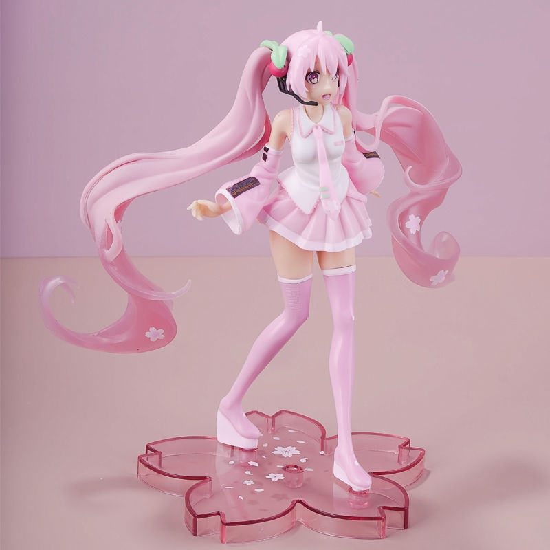 Mô Hình Hatsune Miku tóc dài siêu dễ thương - cao 20 cm - Figure Miku - No Box - N1-K32-T1-S1