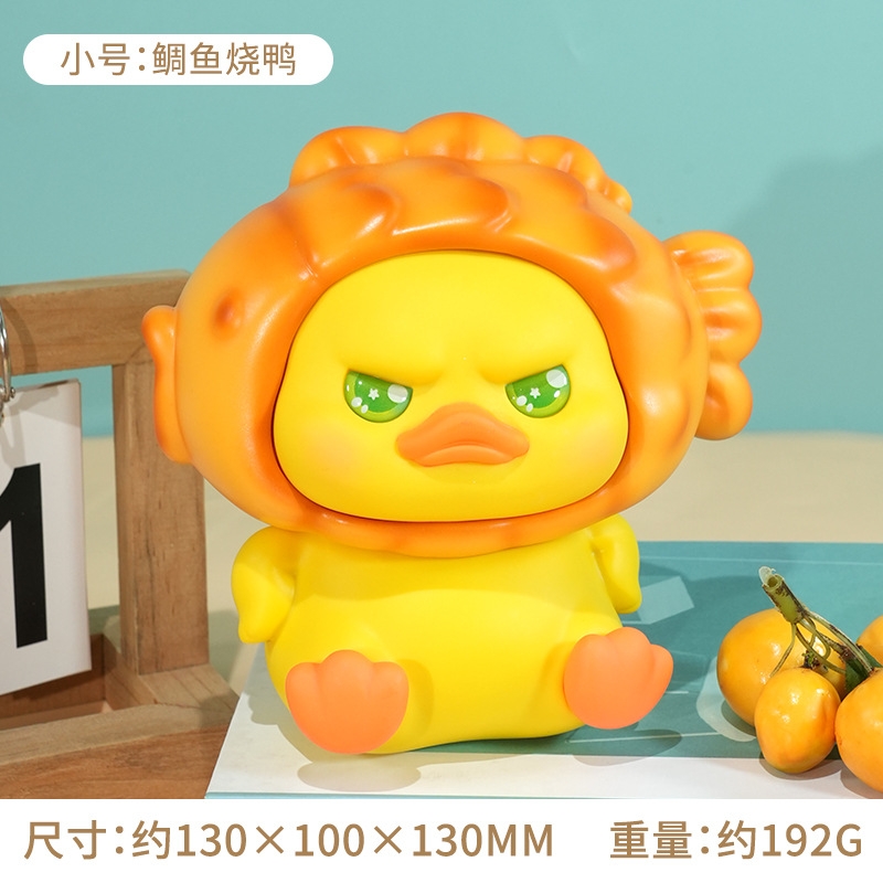 Mô Hình Các Con Vật Cosplay Món Ăn Cá Nướng size nhỏ KT 16.8*16.3*12.1 cm -  SKU : MH-BY0004-1 ( VAT : 002-09-60 )