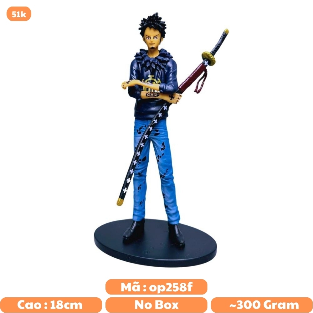 Mô Hình OnePiece Law dáng đứng cầm kiếm siêu ngầu Cao : 18cm nặng 300g - One Piece - Bọc Túi Opp - No Box - N1-K37-T2-S7