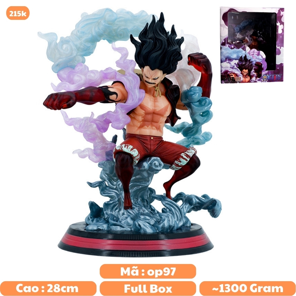 Mô Hình OnePiece Mô Hình Luffy  snake man - Cao 28cm - nặng 1kg3 + FULL BOX + nón đi kèm - One Piece - N1-K53-T5-S1