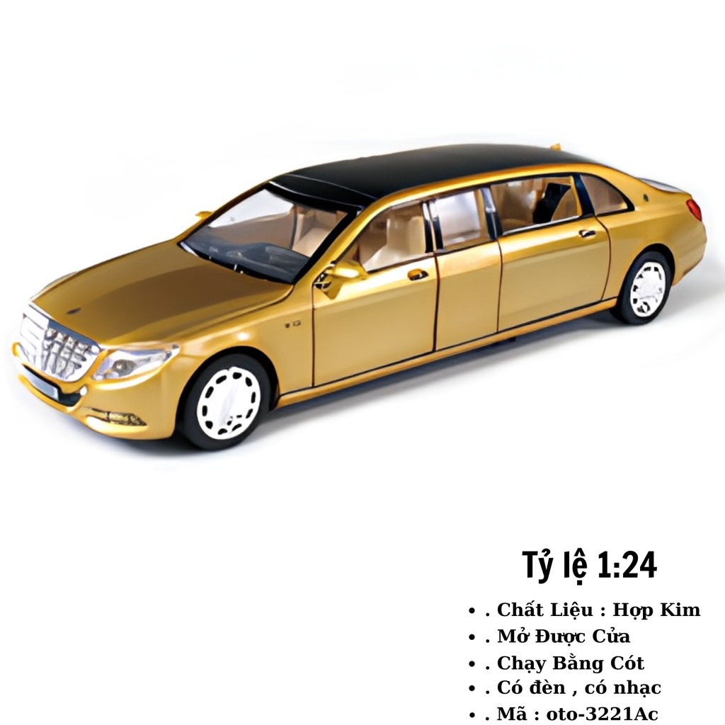 Mô hình xe Ô tô  hợp kim tỉ lệ 1:24 - SKU : oto-3221A ( VAT : 003-01-170 )