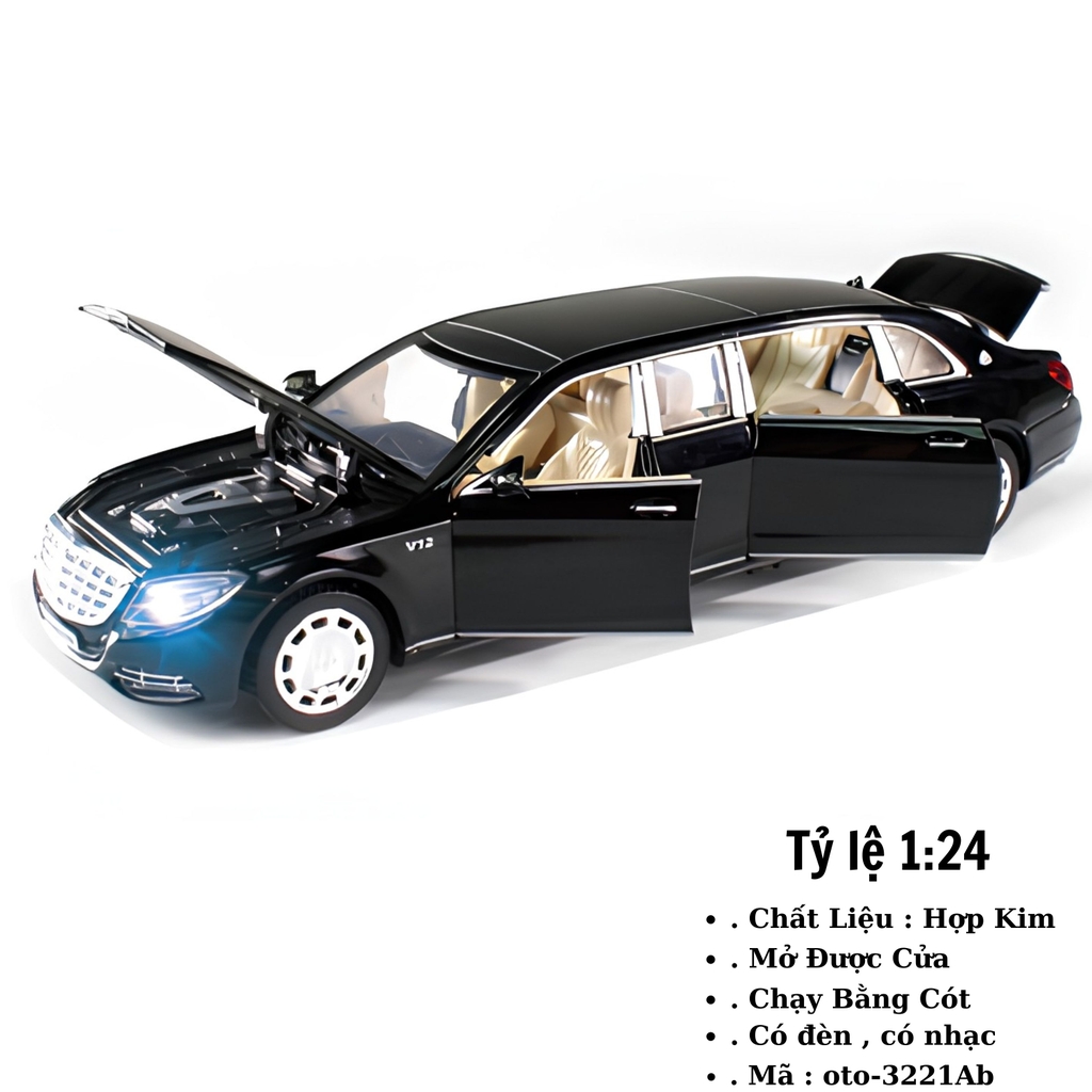 Mô hình xe Ô tô  hợp kim tỉ lệ 1:24 - SKU : oto-3221A ( VAT : 003-01-170 )