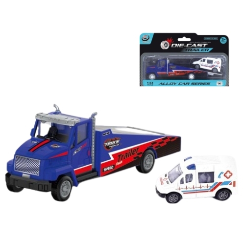 Mô Hình Vỉ Oto Xe Cứu Hộ Tổng Hợp, Chất Liệu Hợp Kim , tỉ lệ 1:64 - SKU : oto-QZ638-A