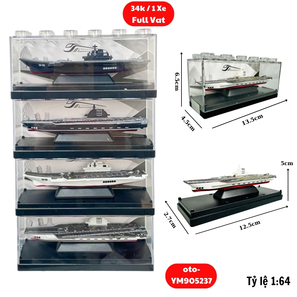 Mô Hình Tàu Sân Bay tỉ lệ 1:64 chất liệu hợp kim - SKU : oto-YM905237 ( VAT : 003-05-20 )T1-k1-t3-s5,6,7,8