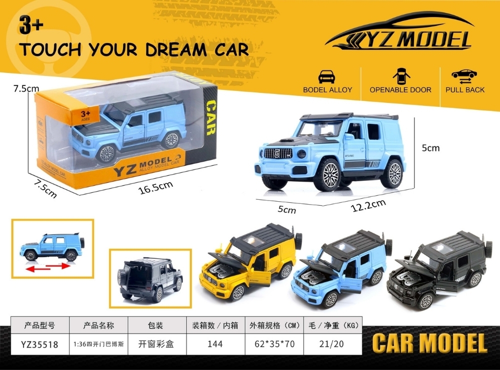 Mô Hình xe Oto đua hợp kim , tỉ lệ 1:36 - Dài 12.2cm - rộng 5cm - cao 5cm - SKU : oto-YZ35518 - ( Vat : 103-01-35 )