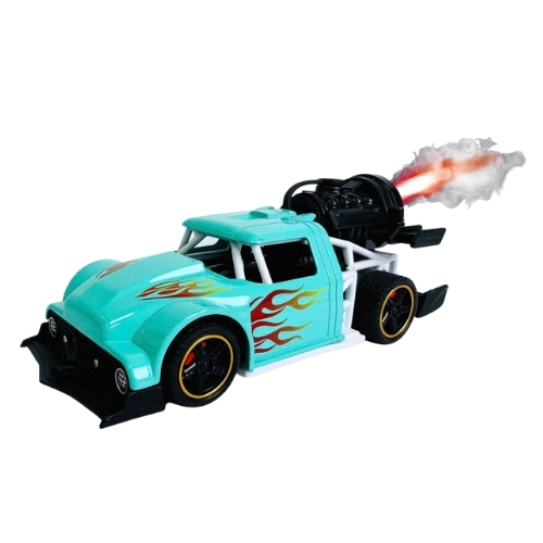 Mô Hình Xe phản lực nhiều màu . Hợp kim - bánh sau chạy cót - tạo khói - Dài 14cm - rộng 6cm - cao 5cm - nặng : 300gram - FULL BOX- oto-YM1046731 - ( VAT : 003-01-50 )