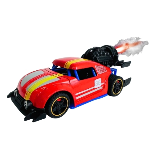 Mô Hình Xe phản lực nhiều màu . Hợp kim - bánh sau chạy cót - tạo khói - Dài 14cm - rộng 6cm - cao 5cm - nặng : 300gram - FULL BOX- oto-YM1046731 - ( VAT : 003-01-50 )