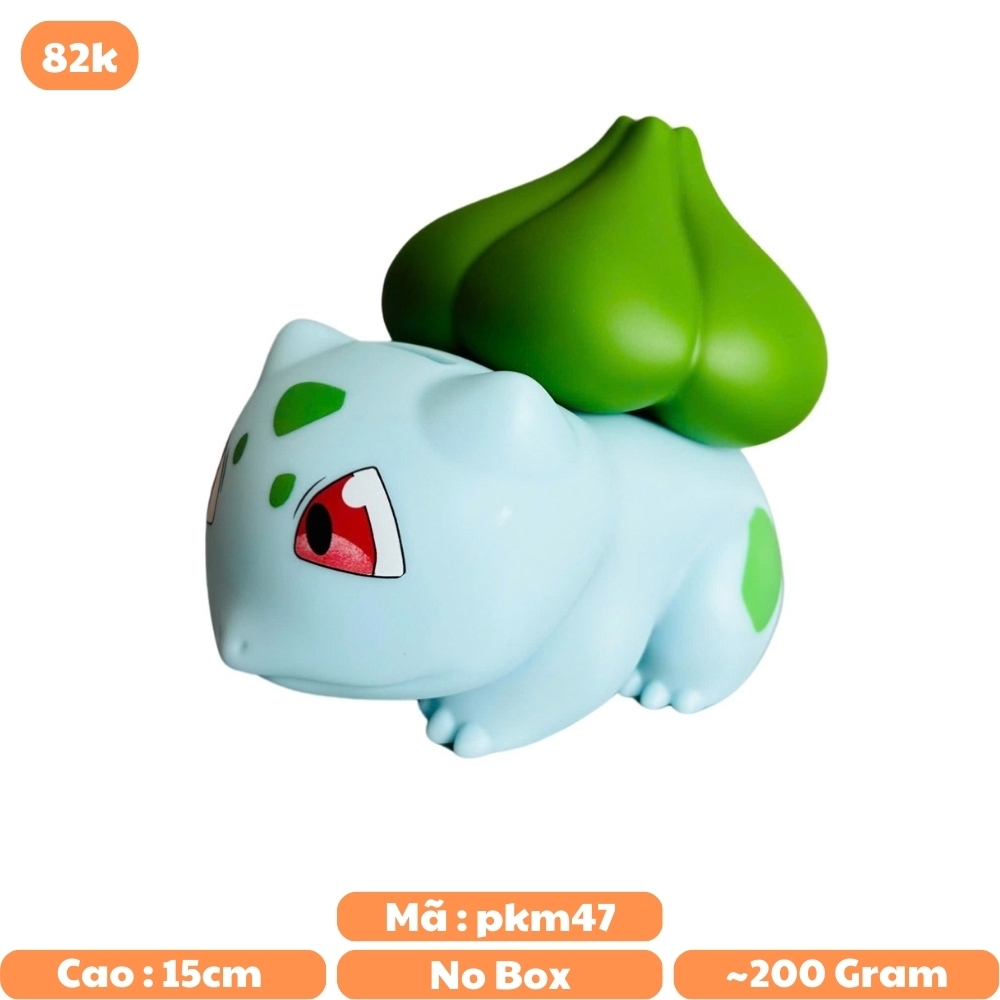 Mô Hình POKEMON BULBASAUR - Cao 15cm - nặng 200gram - Pokemon - No Box - N1-K54-T3-S3