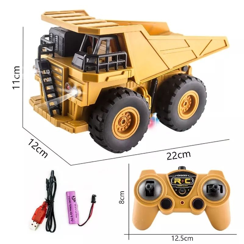 Đồ Chơi Xe Oto Điều Khiển Từ Xa 6 Kênh Heavy Industry Seft-Unloading Car- SKU: DK-QH26-02D ( VAT 009-02-100 ) - K90-T4-S8