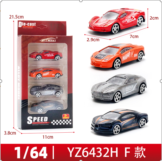 Mô Hình Xe Vỉ 4 Oto Hợp kim Bản A - Dài 7cm - cao 2cm - nặng 200gram - Figure Oto - FULL BOX : box màu - SKU : oto-YZ6432H-F - ( Vat : DOTTHN2 !!! ) - K144-T3-S10