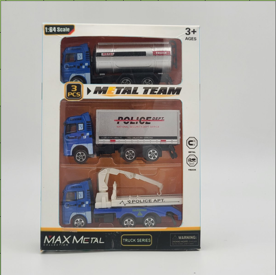 Mô Hình 3 Oto Xe Bồn hợp kim , tỉ lệ 1:64 - Dài 11.5cm - rộng 3cm - cao 4.8cm- SKU : oto-CF17-P4 - ( Vat : 003-03-50 )