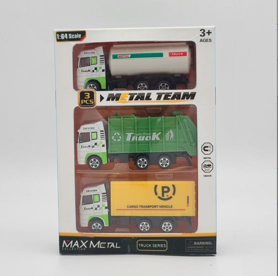 Mô Hình 3 xe Oto xây dựng hợp kim , tỉ lệ 1:64 - Dài 12cm - rộng 3.5cm - cao 5cm- SKU : oto-CF17-T4 - ( Vat : 003-03-50 )