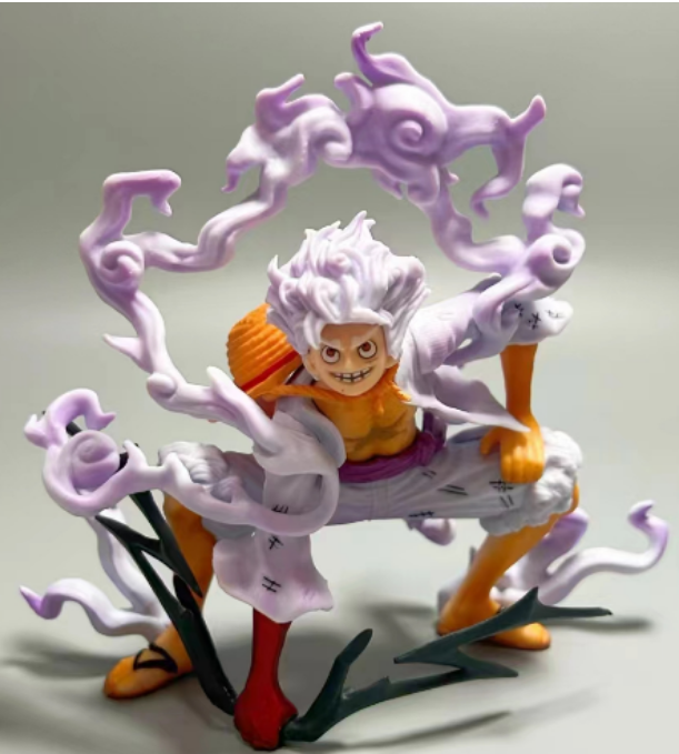 Mô Hình OnePiece luffy gear 5 bản nhỏ trạng thái siêu ngầu cao 14cm nặng 300g , Figure OnePiece - Bọc Túi OPP - có hộp màu