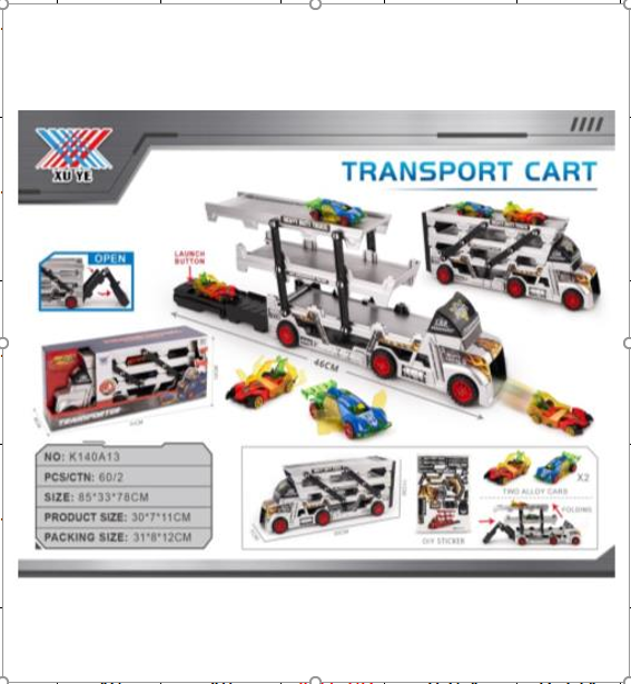 Mô Hình xe container chở xe 3 tầng - SKU : oto-YM1043468 - ( VAT 003-01-50 ) - K53-T5-S2