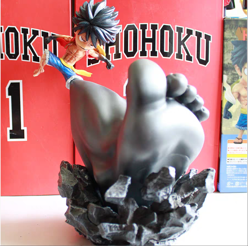 Mô hình One Piece Luffy Haki chân to chiến đấu cao 25 cm nặng 500gr  SKU : op409 ( VAT : 002-01-130 ) - K15-T4-S3