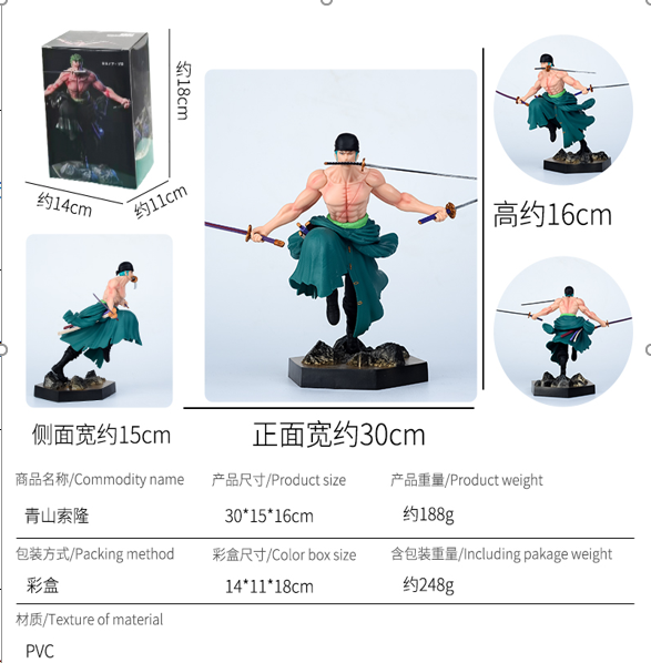 Mô hình ( No Brand) cao 16cm, nặng 188g  - Box màu - SKU : op334 ( VAT : 002-01-60 ) K147-T2-S12