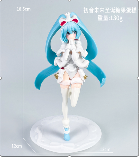 Mô hình nhân vật nữ Hatsune Miku , cao : 18.5cm nặng 130g - SKU : g90 ( VAT : 002-06-70 ) K30-T2-S2