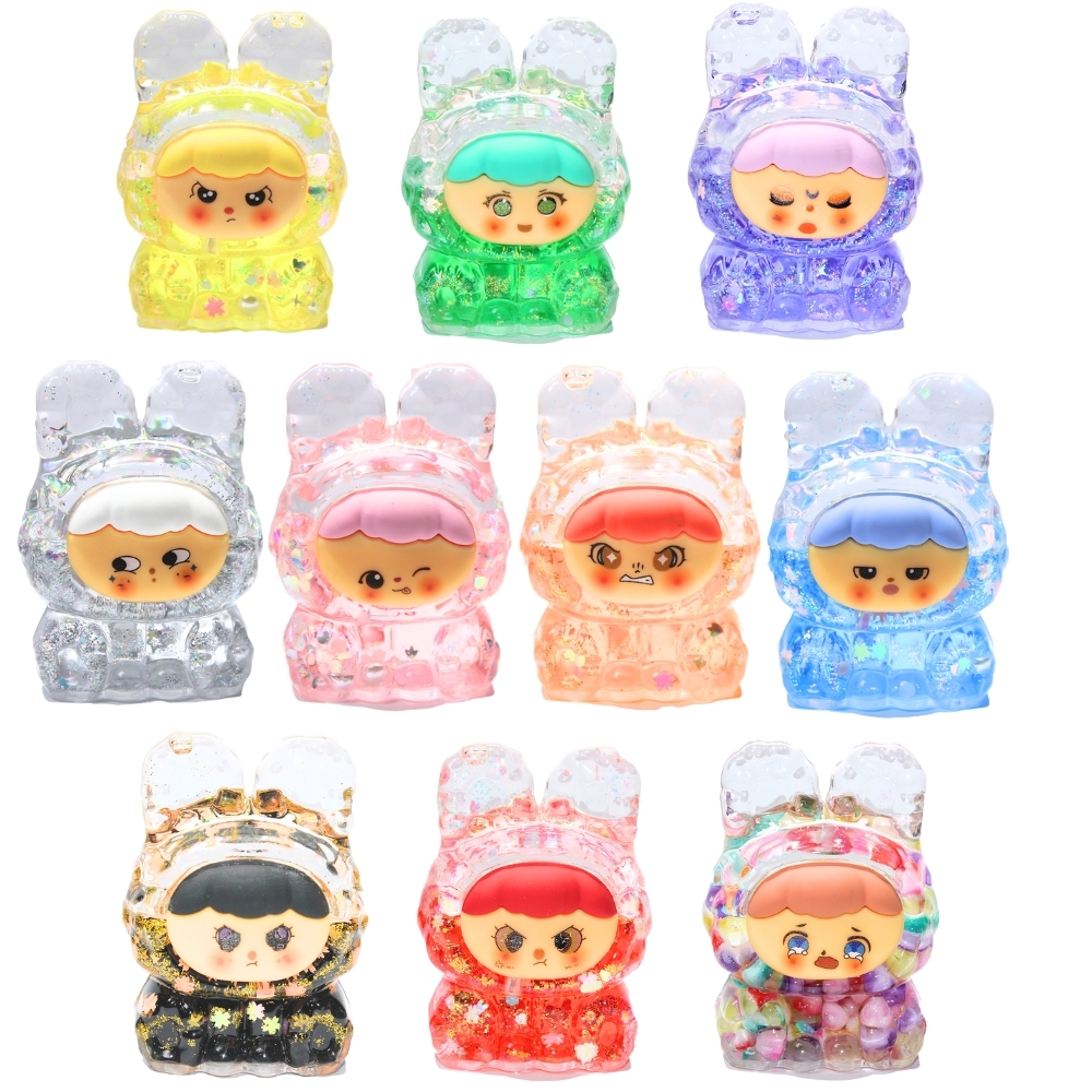 Mô hình charm công chúa ngồi size to kích thước cao : 8cm nhiều màu decor siêu xinh - no box -  ( VAT : G873-78 )