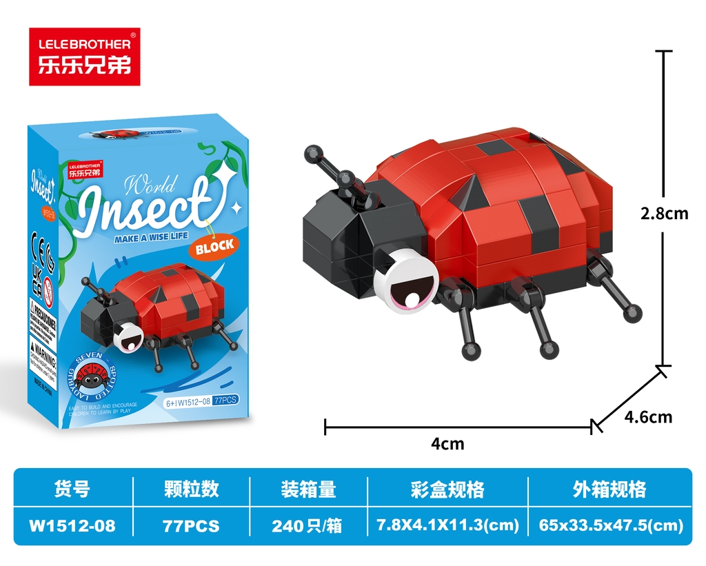 Combo 3 Bộ Lắp Ghép Côn Trùng. SKU:  LG-W1512-08-C - ( VAT 001-C3-17 ) - K114-T2-S12