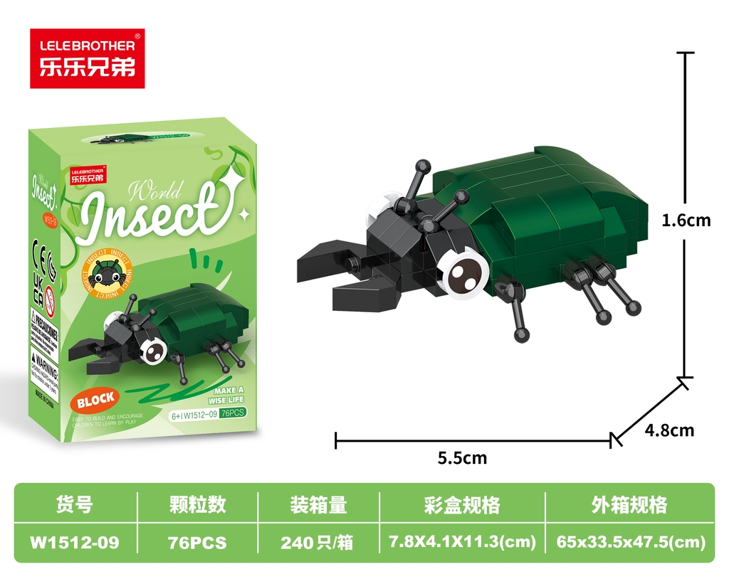 Combo 3 Bộ Lắp Ghép Côn Trùng. SKU:  LG-W1512-09-C - ( VAT 001-C3-17 ) K108-S2-S13