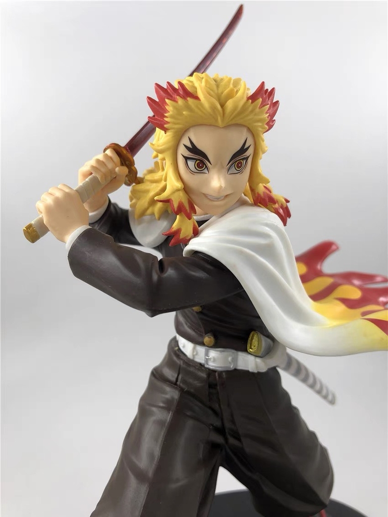 Mô hình đồ chơi - Viêm Trụ Rengoku Kyoujurou chiến đấu Cao 20cm - Kimetsu No Yaiba - - Có Hộp Đẹp - N4-K9-BL3-N1-K6-T3-S3