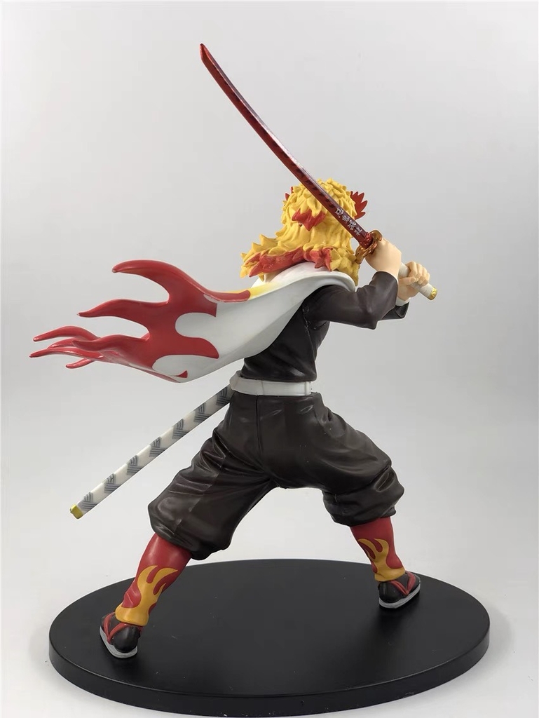 Mô hình đồ chơi - Viêm Trụ Rengoku Kyoujurou chiến đấu Cao 20cm - Kimetsu No Yaiba - - Có Hộp Đẹp - N4-K9-BL3-N1-K6-T3-S3