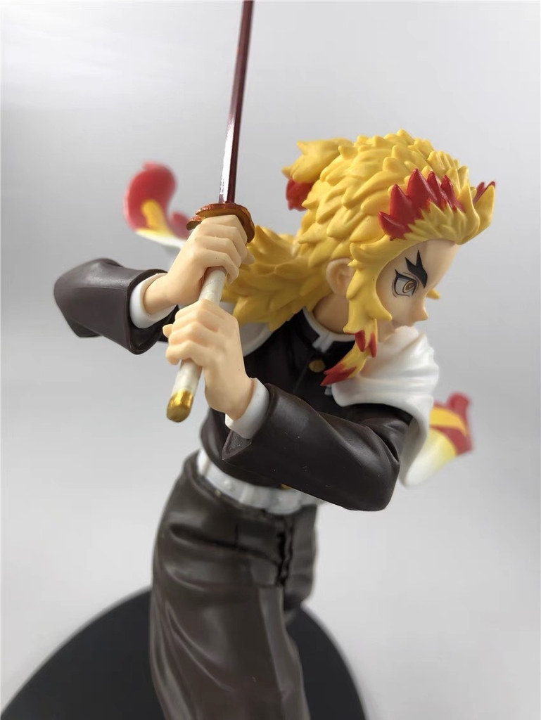Mô hình đồ chơi - Viêm Trụ Rengoku Kyoujurou chiến đấu Cao 20cm - Kimetsu No Yaiba - - Có Hộp Đẹp - N4-K9-BL3-N1-K6-T3-S3