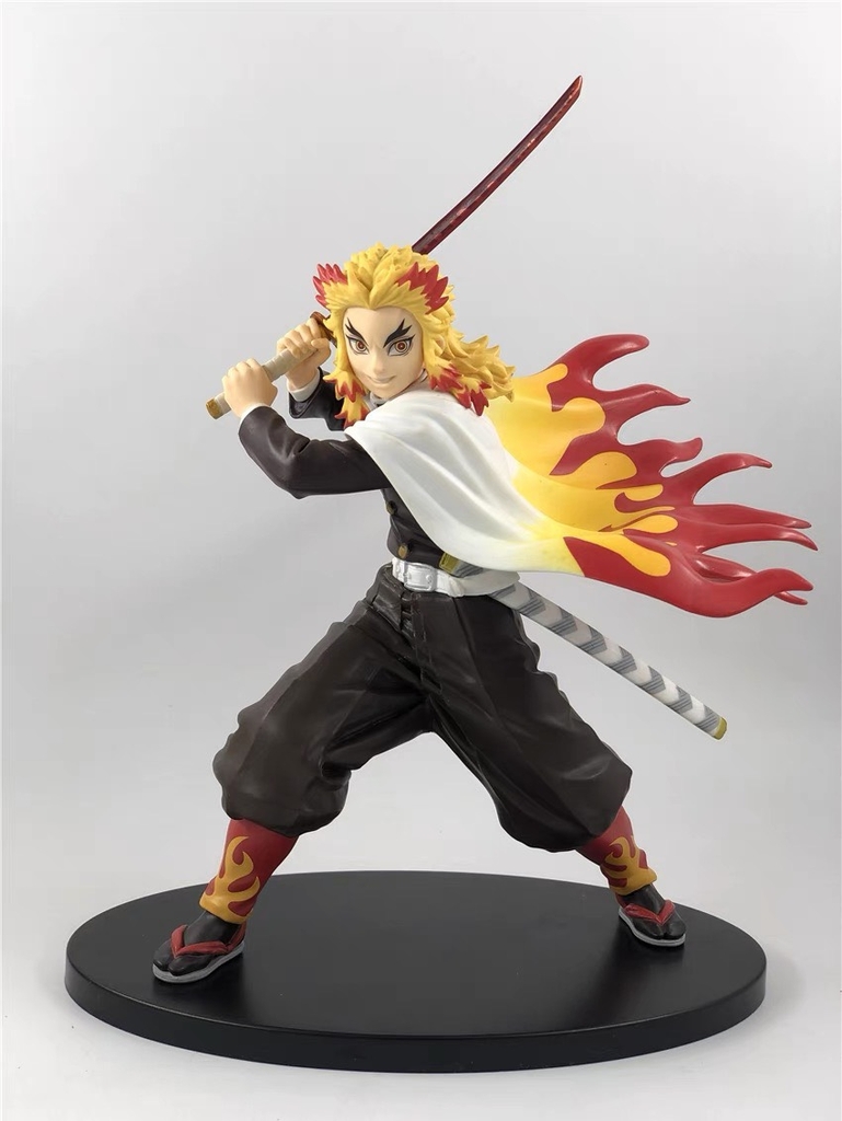 Mô hình đồ chơi - Viêm Trụ Rengoku Kyoujurou chiến đấu Cao 20cm - Kimetsu No Yaiba - - Có Hộp Đẹp - N4-K9-BL3-N1-K6-T3-S3