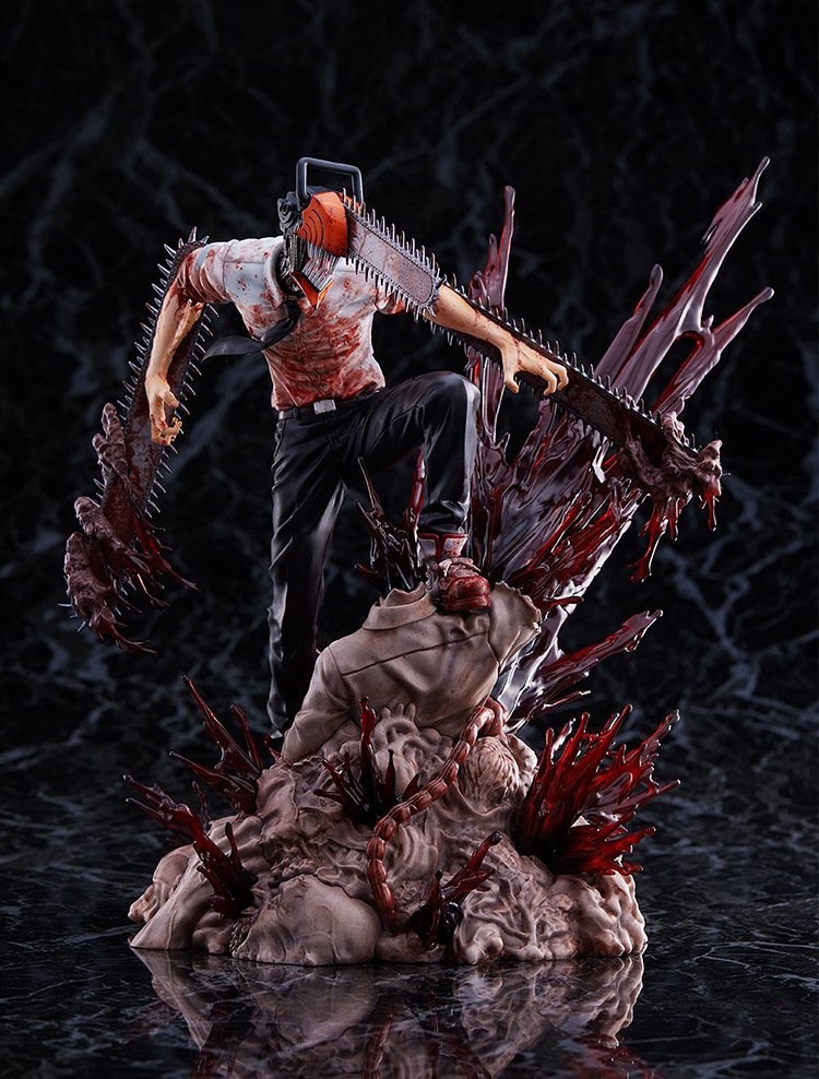 Mô Hình Chainsaw Man - cao 29cm nặng 1 Kg - Figure Chainsaw Man - Có Hộp màu