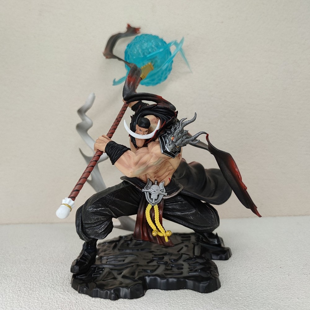 Mô Hình OnePiece Râu Trắng trạng thái chiến đấu siêu ngầu có led - cao 30 cm - Figure OnePiece - no box - N4-K2-BL4