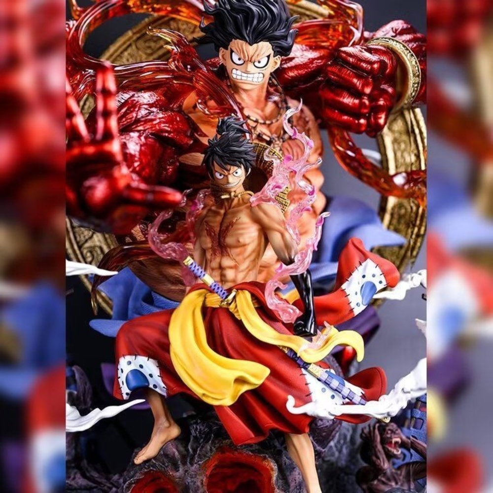 Hàng Loại 1 - Mô Hình OnePiece Luffy gear 4 king fado siêu đẹp cao 33cm - Figure OnePiece - Full box - Hộp màu đẹp N1-K38-T4-S5