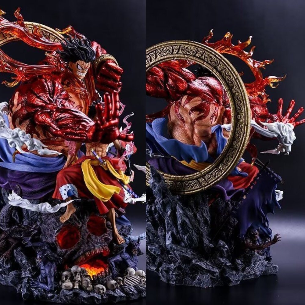 Hàng Loại 1 - Mô Hình OnePiece Luffy gear 4 king fado siêu đẹp cao 33cm - Figure OnePiece - Full box - Hộp màu đẹp N1-K38-T4-S5